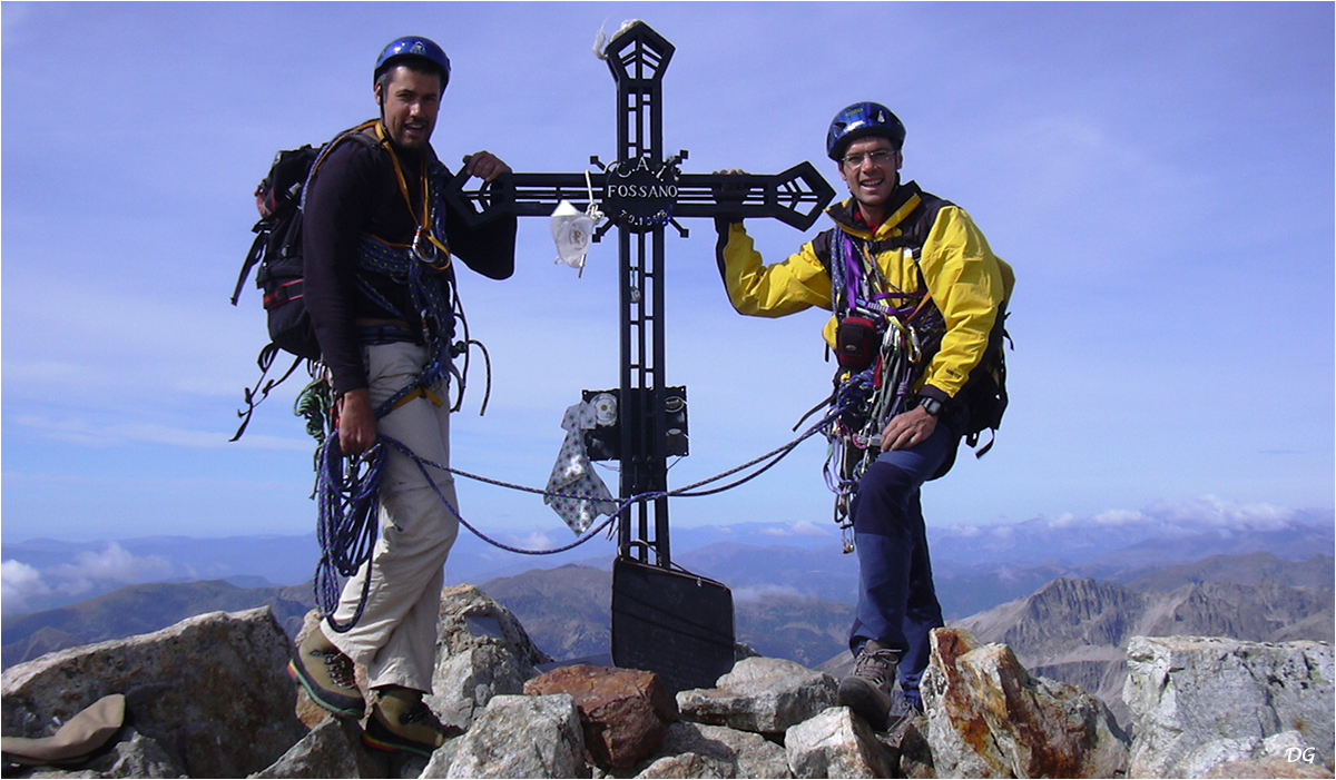 Argentera, cime sud (3297 m) - voie normale.