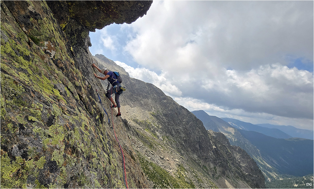 Cayres de Cougourde - cime IV - Voie directe.