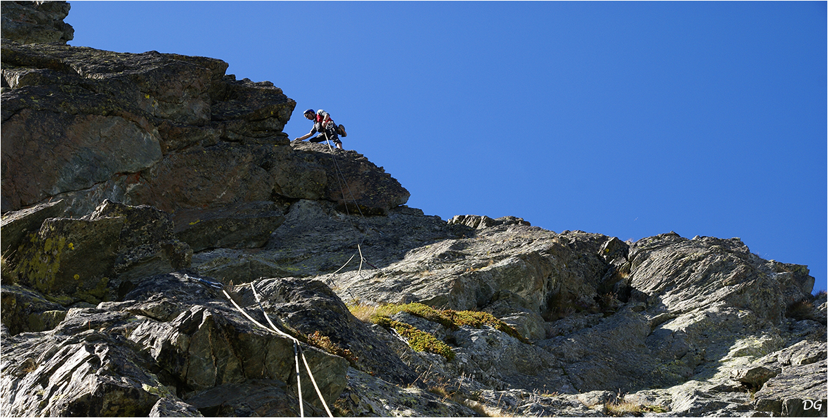 Punta Udine (3013 m) - arête Est.
