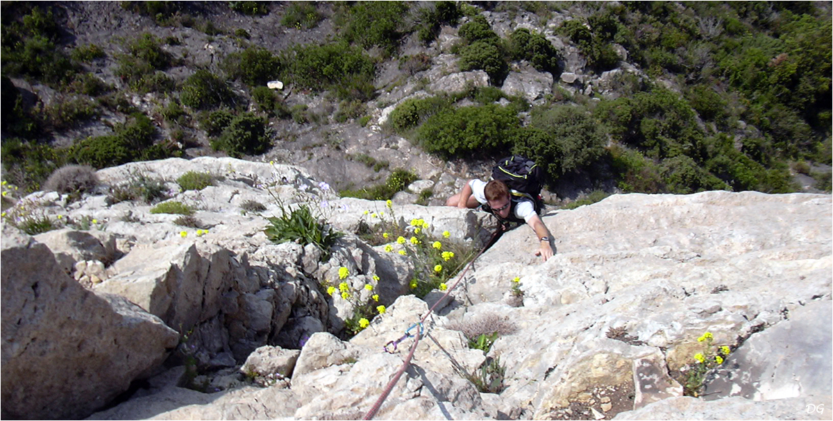Baou de Saint-Jeannet - arête Sud.