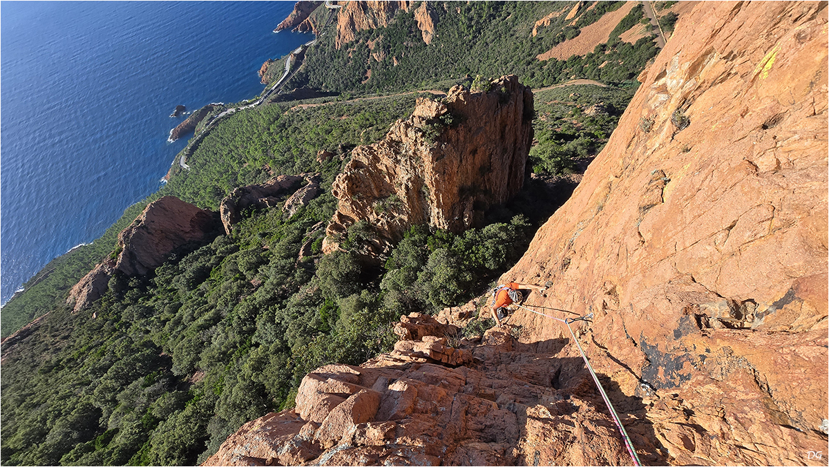 Pic du Cap Roux : les miches de la Chimère .
