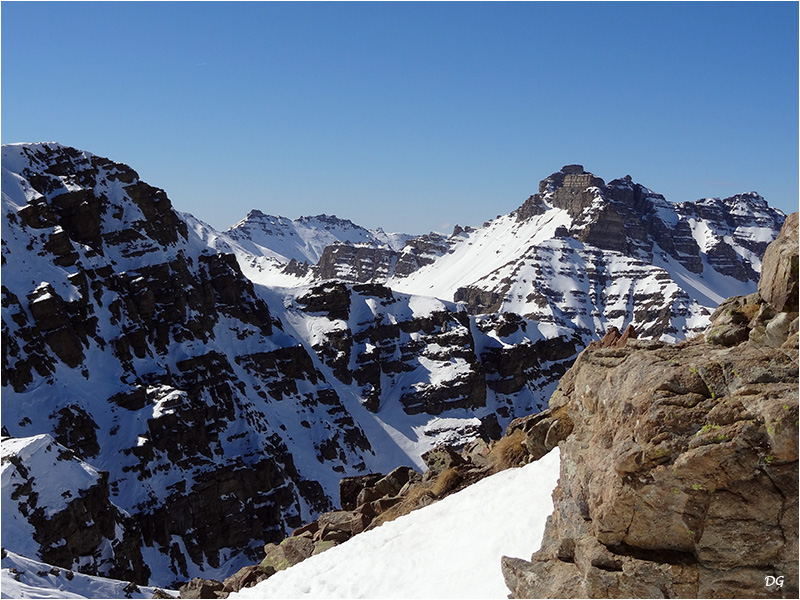 Somptueux paysages depuis la crête.