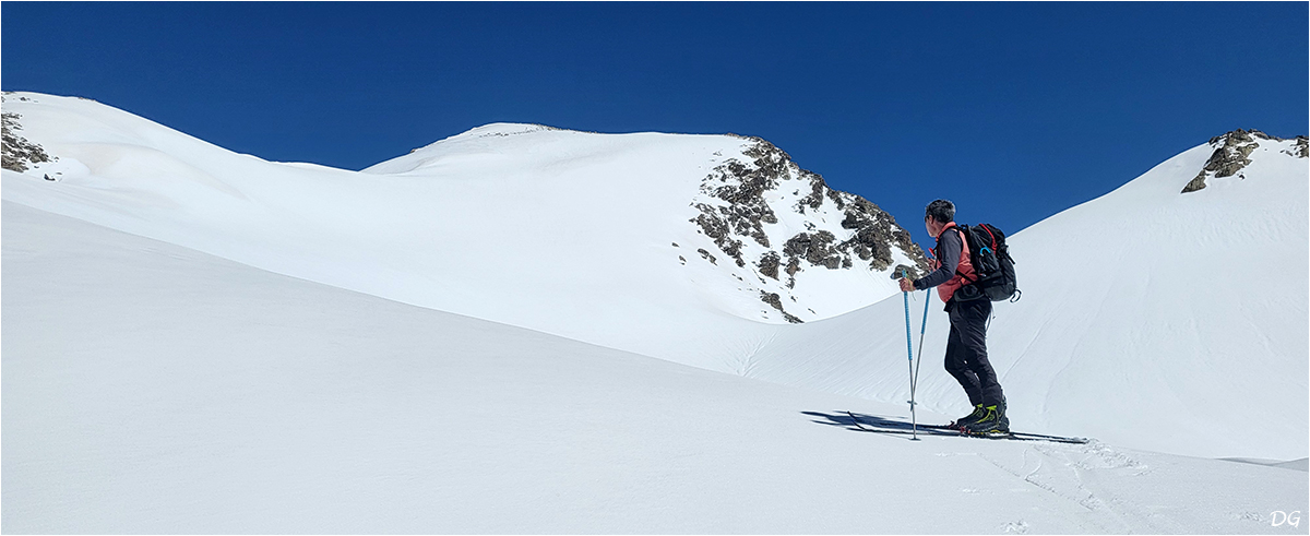 Mont Colomb (2816 m) depuis Saint-Grat.
