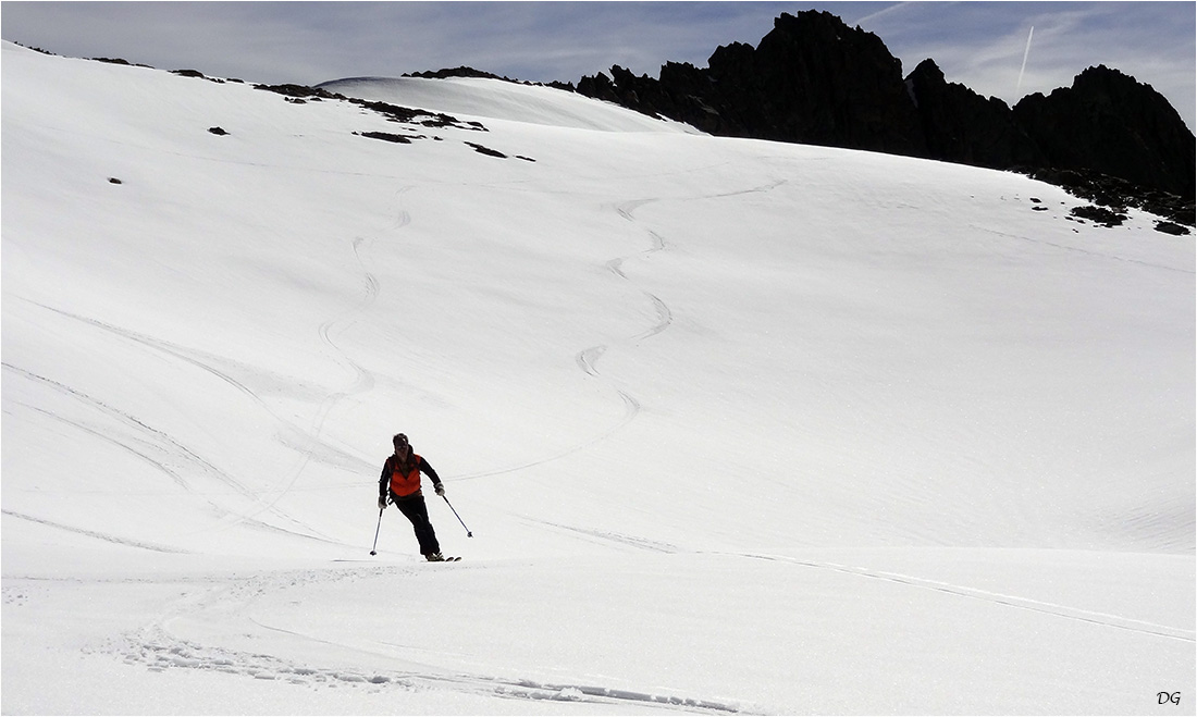 En approche du sommet.