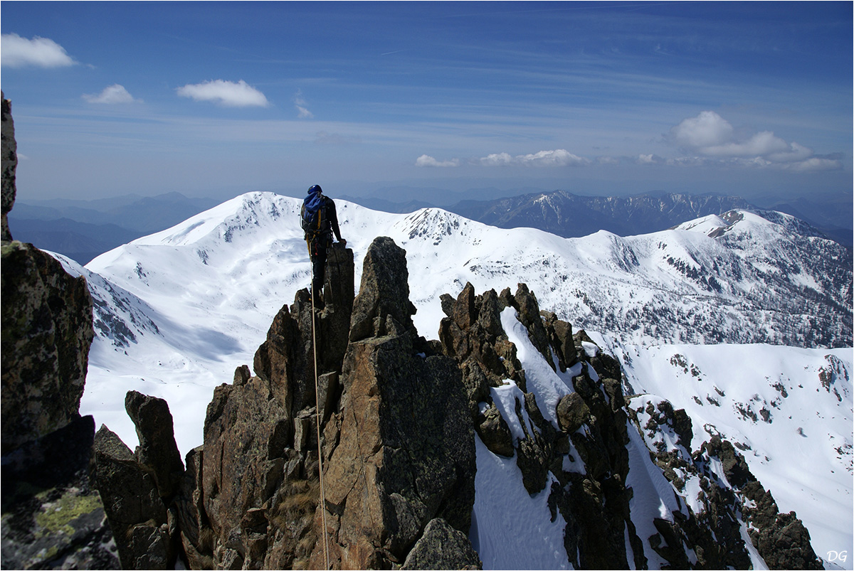 Pointe André (2679 m) - traversée des arêtes.