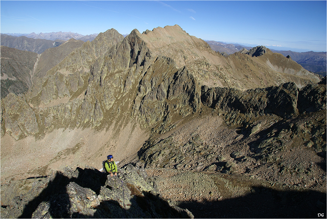 Monte Aver (2745 m) - arête nord-ouest.