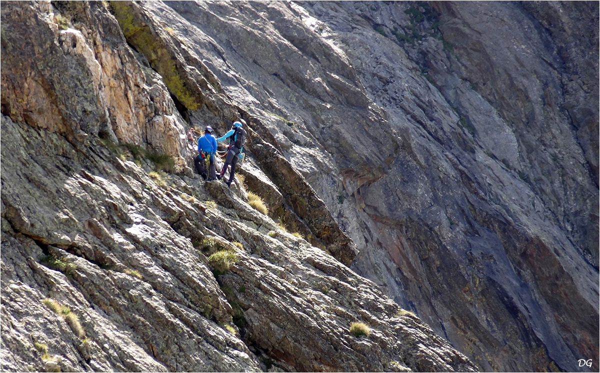 Corno-Stella (3050 m) - voie de Cessole.
