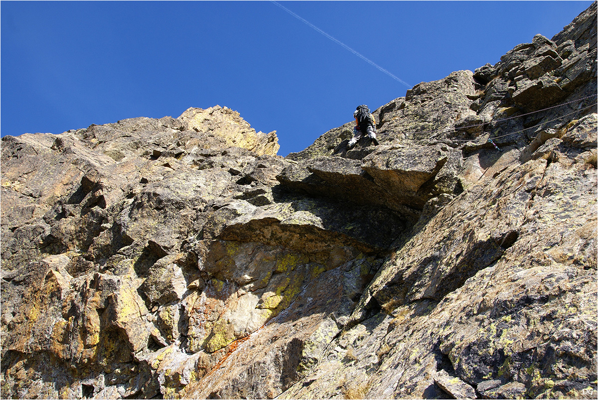 Cayres de Cougourde - cime IV (2892 m) - Arête sud-ouest.