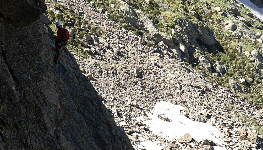 Cougourde, cime IV (2892 m) - éperon Demenge.