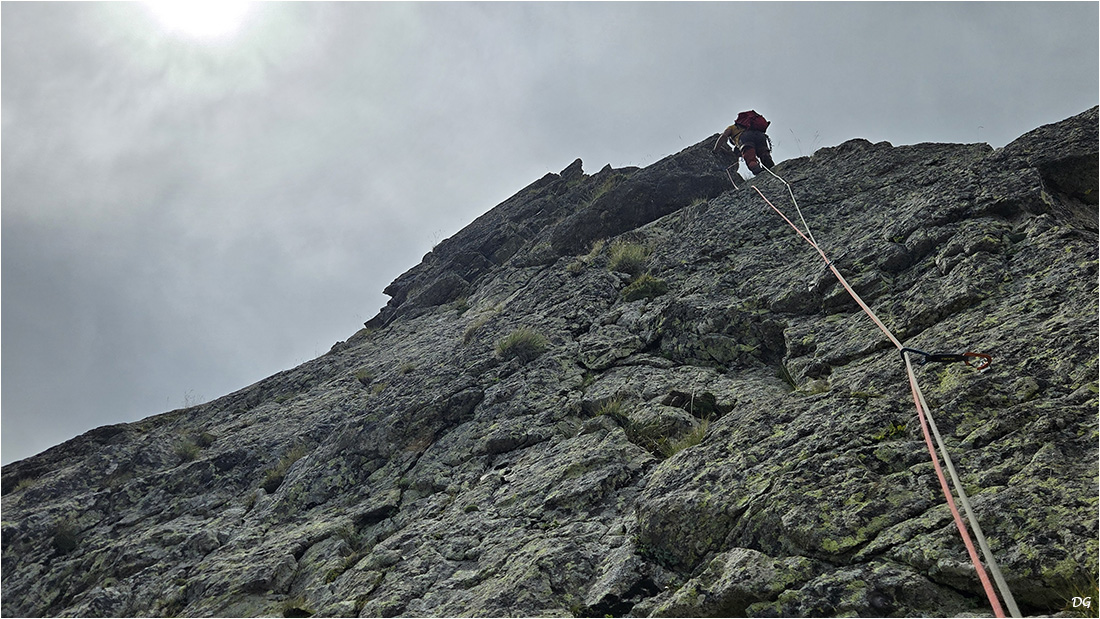 Superbes dalles de gneiss compactes.
