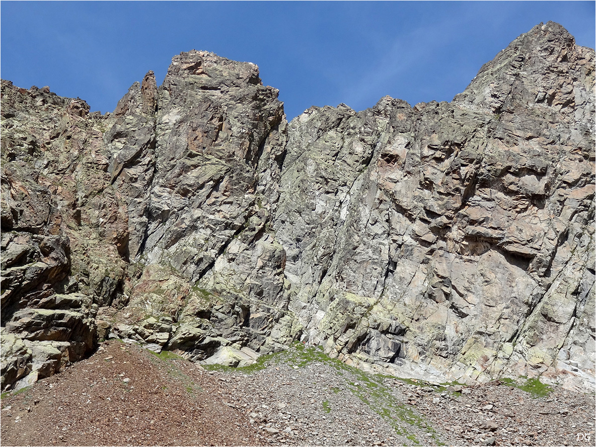 Chaînon des Guides, pointe Piacenza (2772 m) - voie Ellena..