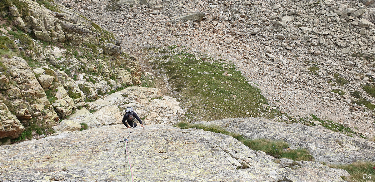 Cime du Lausfer (2547 m) - voie Emilio.