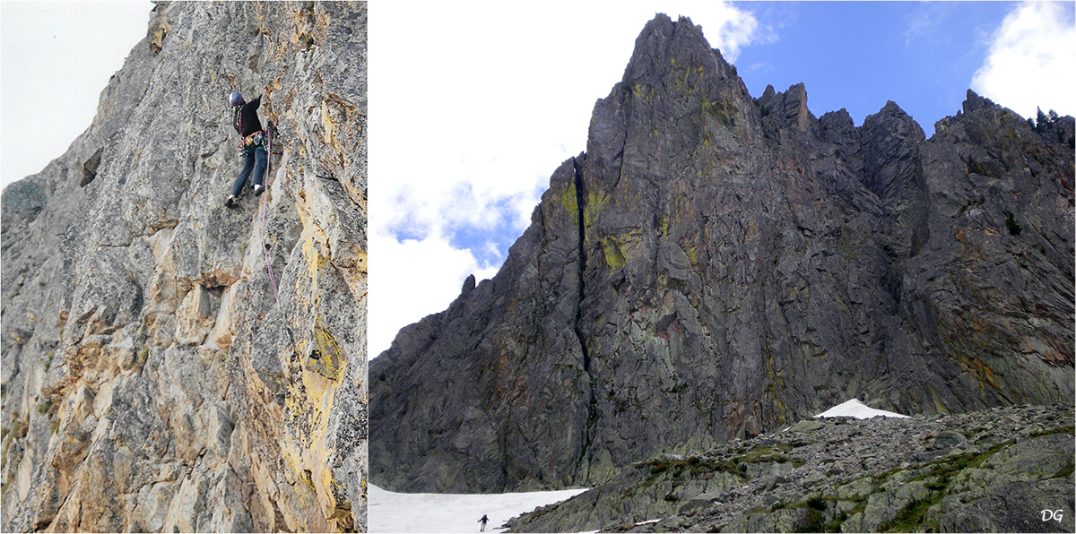 Cayre des Erps (2501 m) - Éperon sud-ouest.