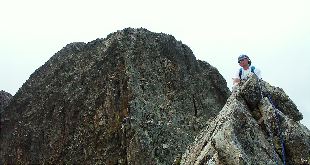 Cime du Gélas (3143 m) - arête nord-est.