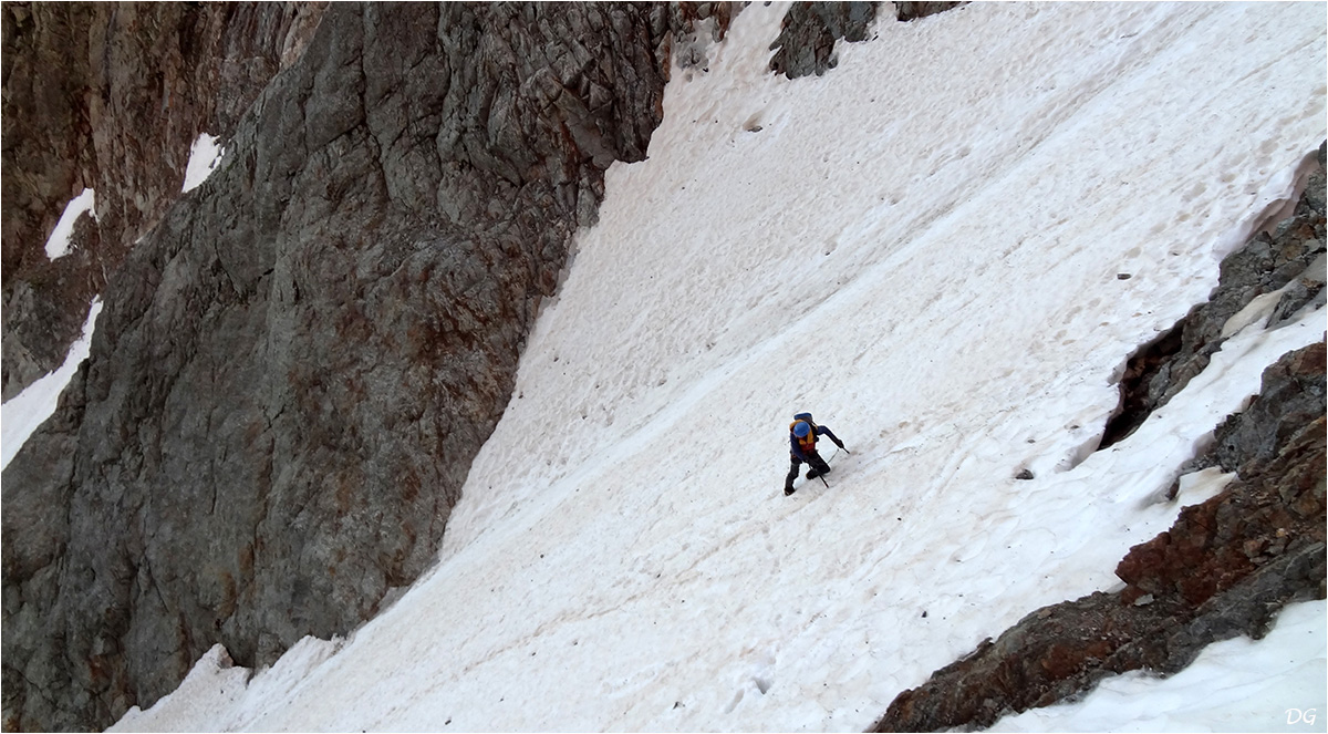 Monte Stella - couloir du Lourousa.