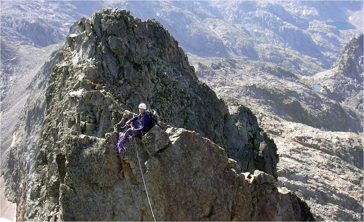 Cime de la Malédie (3059 m) - traversée des arêtes.