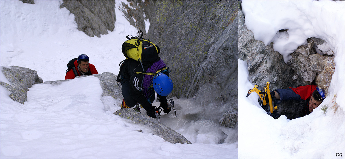 Mont Pélago (2768 m) - couloir Nathalie..