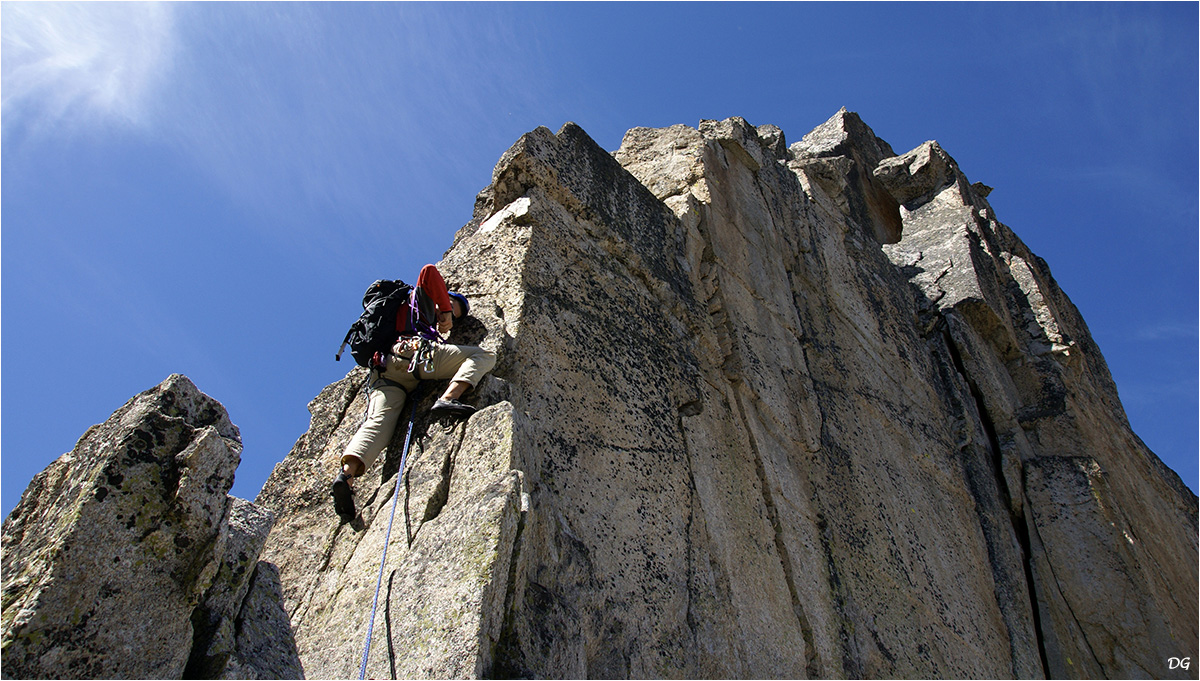 Cayre de Préfouns (2835 m) - traversée des aiguilles du Lac Nègre.