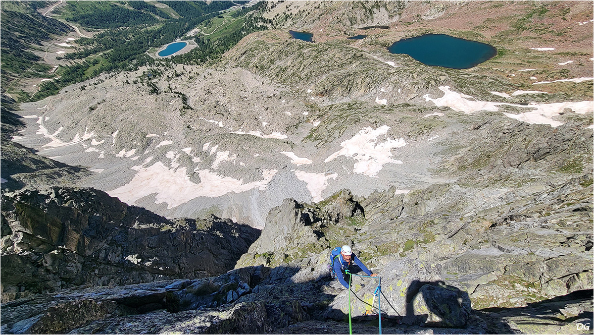 Cime de Tavels (2795 m) - voie Gounand-Dufranc.