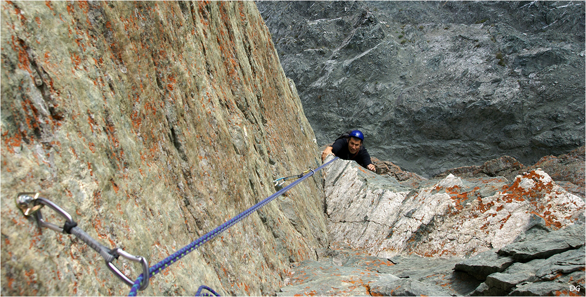 Punta Udine (3013 m) - dièdre Raffi-Rattazzini.
