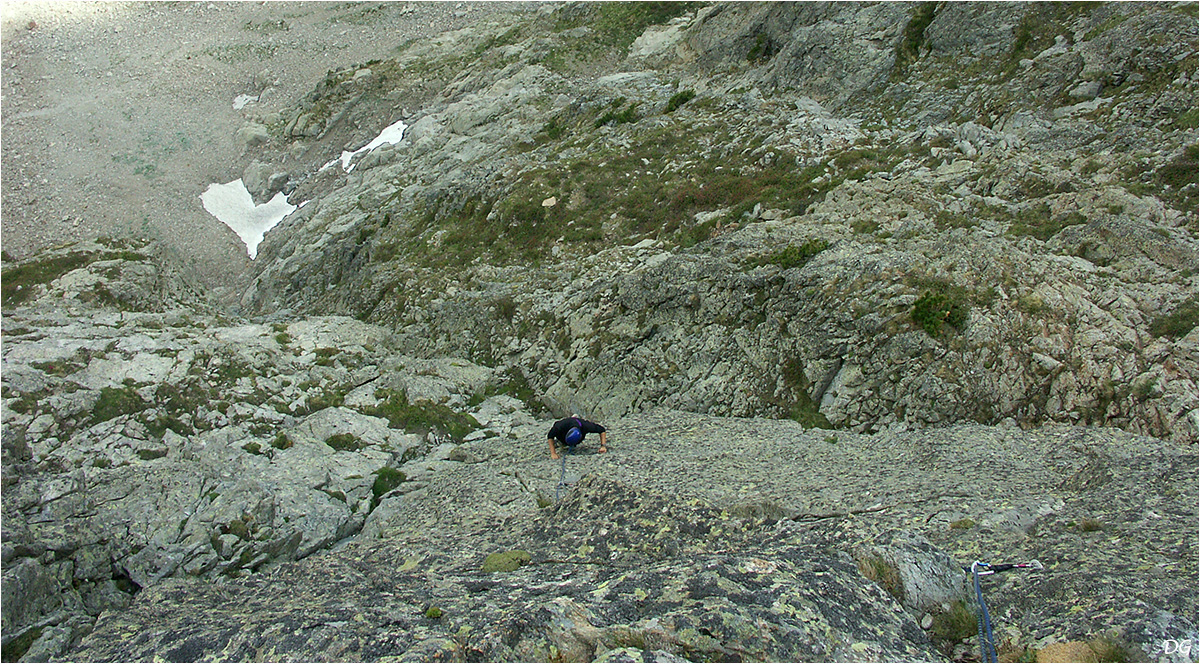 Cayres Barel (2625 m) - contrefort W - Vavavoum.