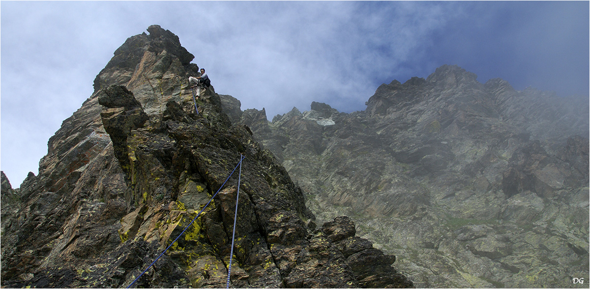 Punta Venezia (3096 m) - via dei Torrioni.