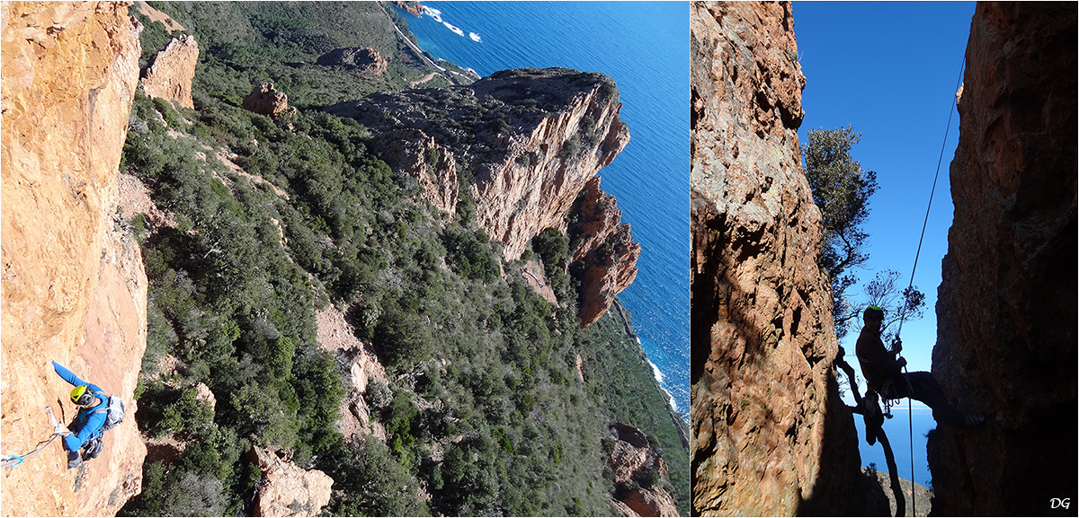 Pic du Cap Roux - l'échine du dragon.