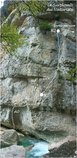 Gorges du Loup - Surplomb du Naturiste.