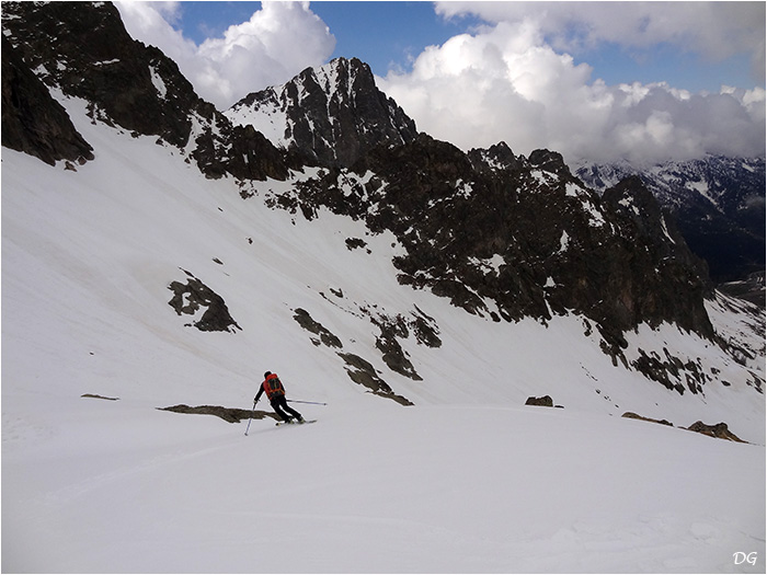 Descente du vallon Cabret en moquette. Miam !