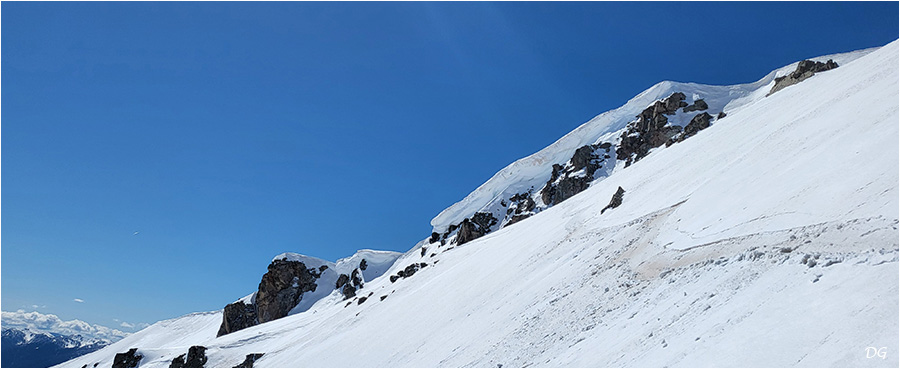 Dans la face nord-est.