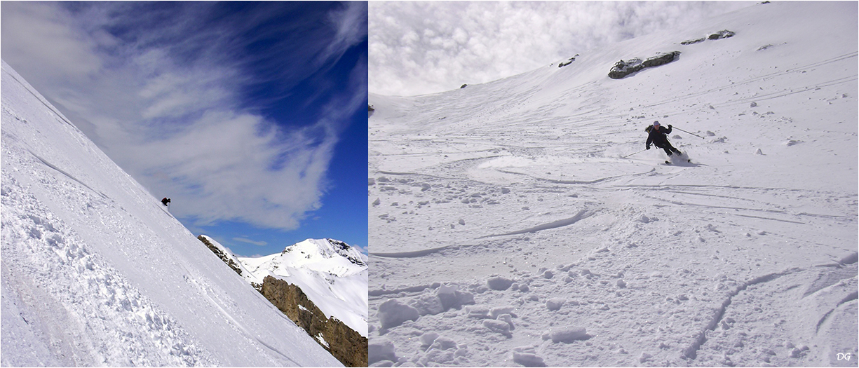 Le Cimet (3020 m) : traversée sud-nord.