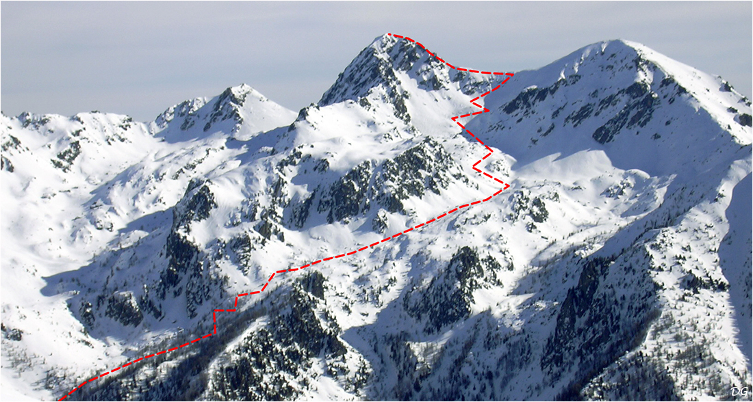Cime du Diable (2685 m - par Gordolasque).