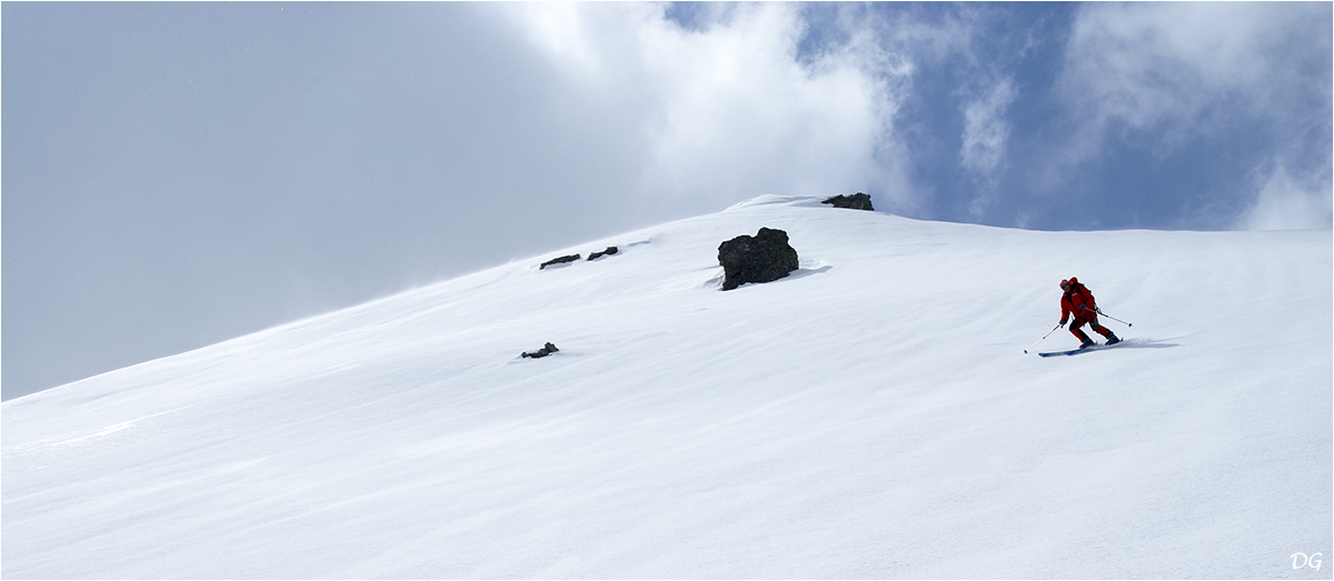 Tête de l'Enchastraye (2954 m) : circuit Pouriac-Pelousette.