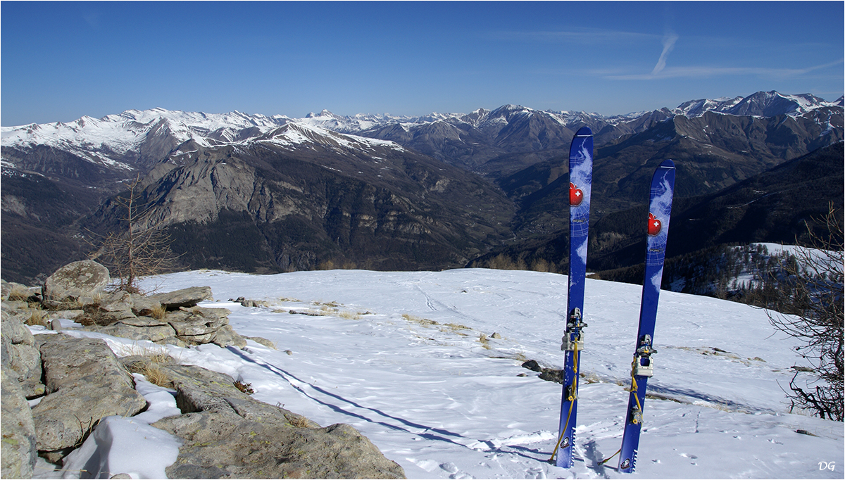 Le Laupon (2432 m) : combe nord.