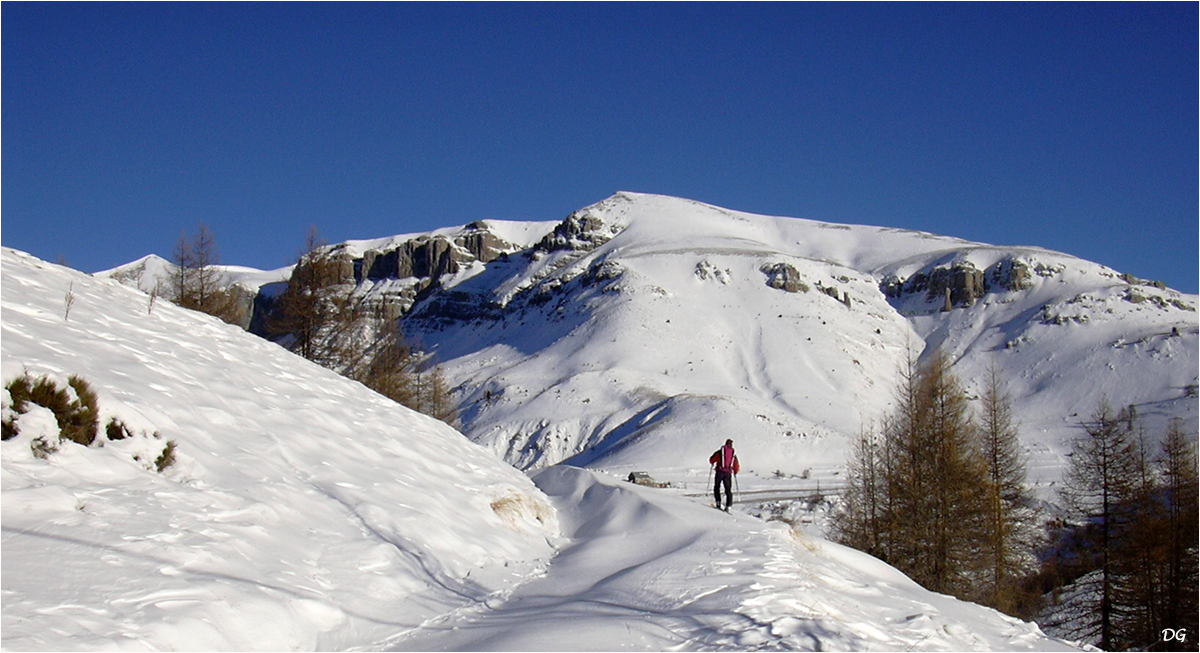 Mont Mounier (2817 m - haut Var) - itinéraire sud.