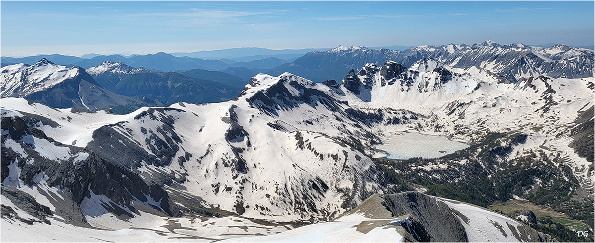 Circuit Mont Pelat par Grande et Petite Cayolle (3050 m - Haut Var - Daluis)