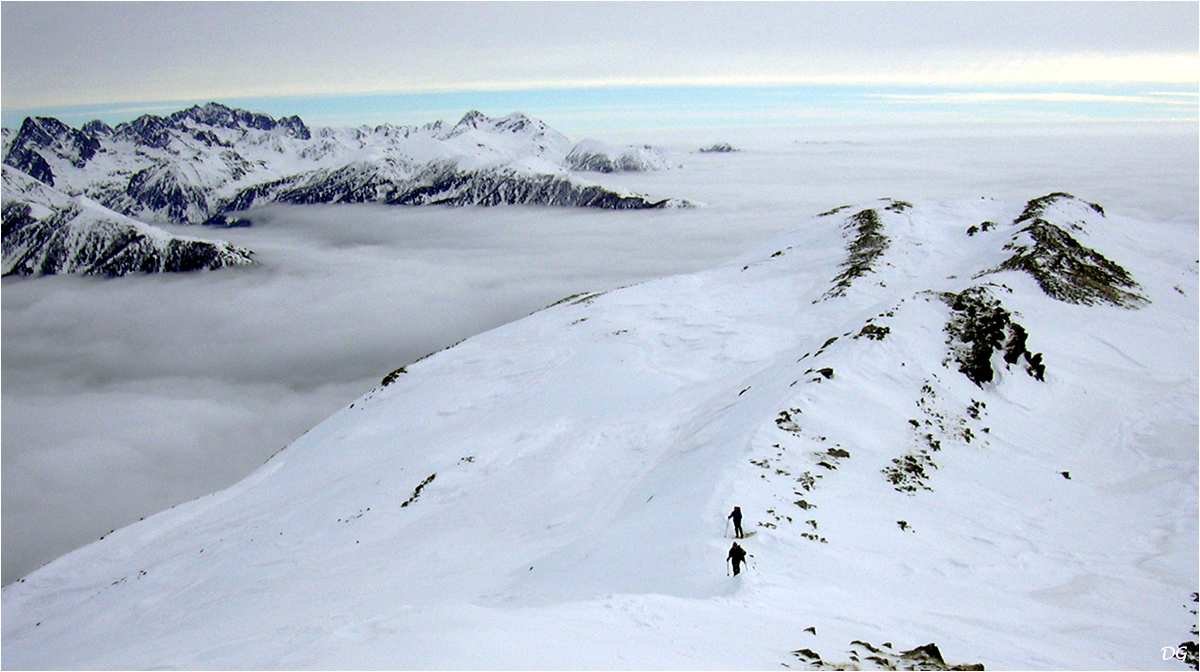 Mont Pétoumier (2604 m) par Baus de la Frema.