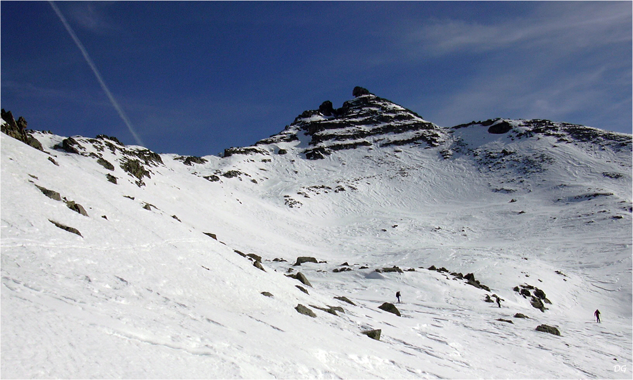 Roche Grande par combe de Châteauvieux (2752 m - Haut Var - Daluis)