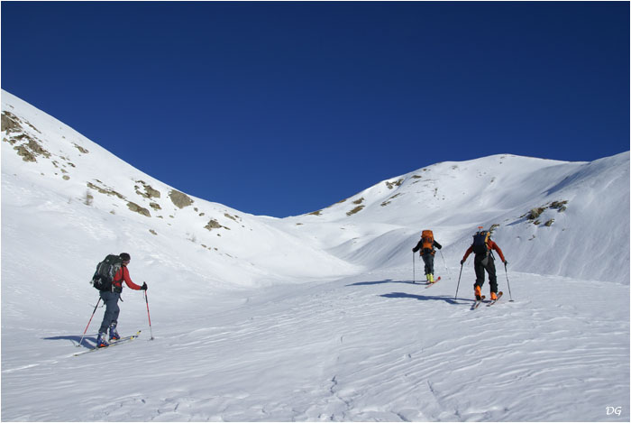 Hautes combes sous la Baisse de Prals.