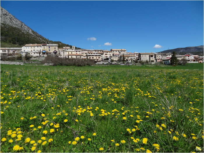 Village de Caille, en livrée printanière.
